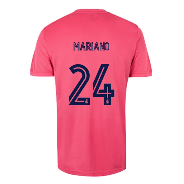 Camiseta Real Madrid 2ª Kit NO.24 Mariano 2020 2021 Rosa